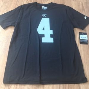 Nike Raider Derek Carr Shirt Size Kids Large NWT